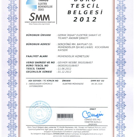 AK BÜRO TESCİL