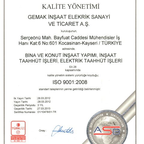 Kalite Yönetimi